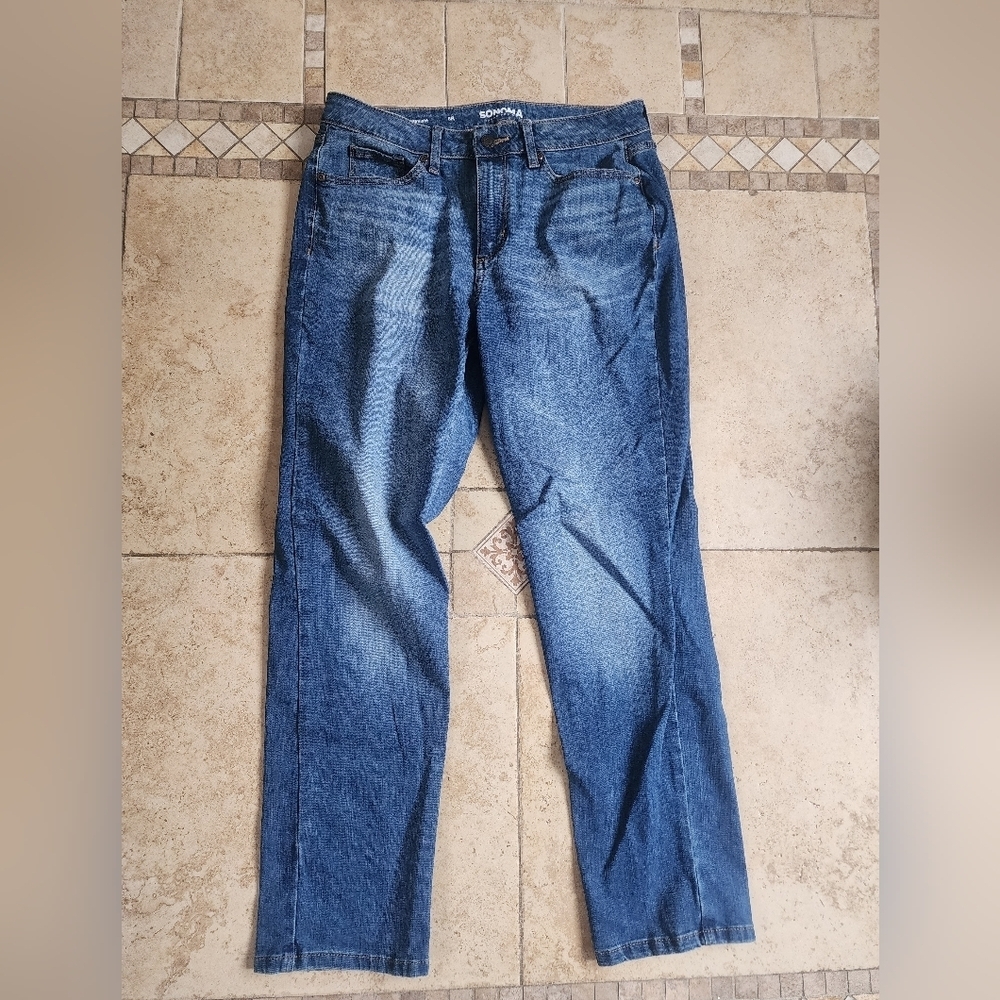 Sonoma Straight Leg Denim Jeans